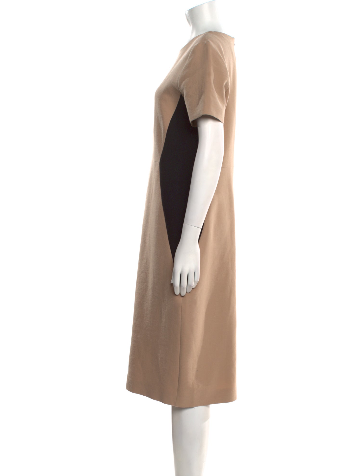 Max Mara Studio Virgin Wool Midi Length Dress