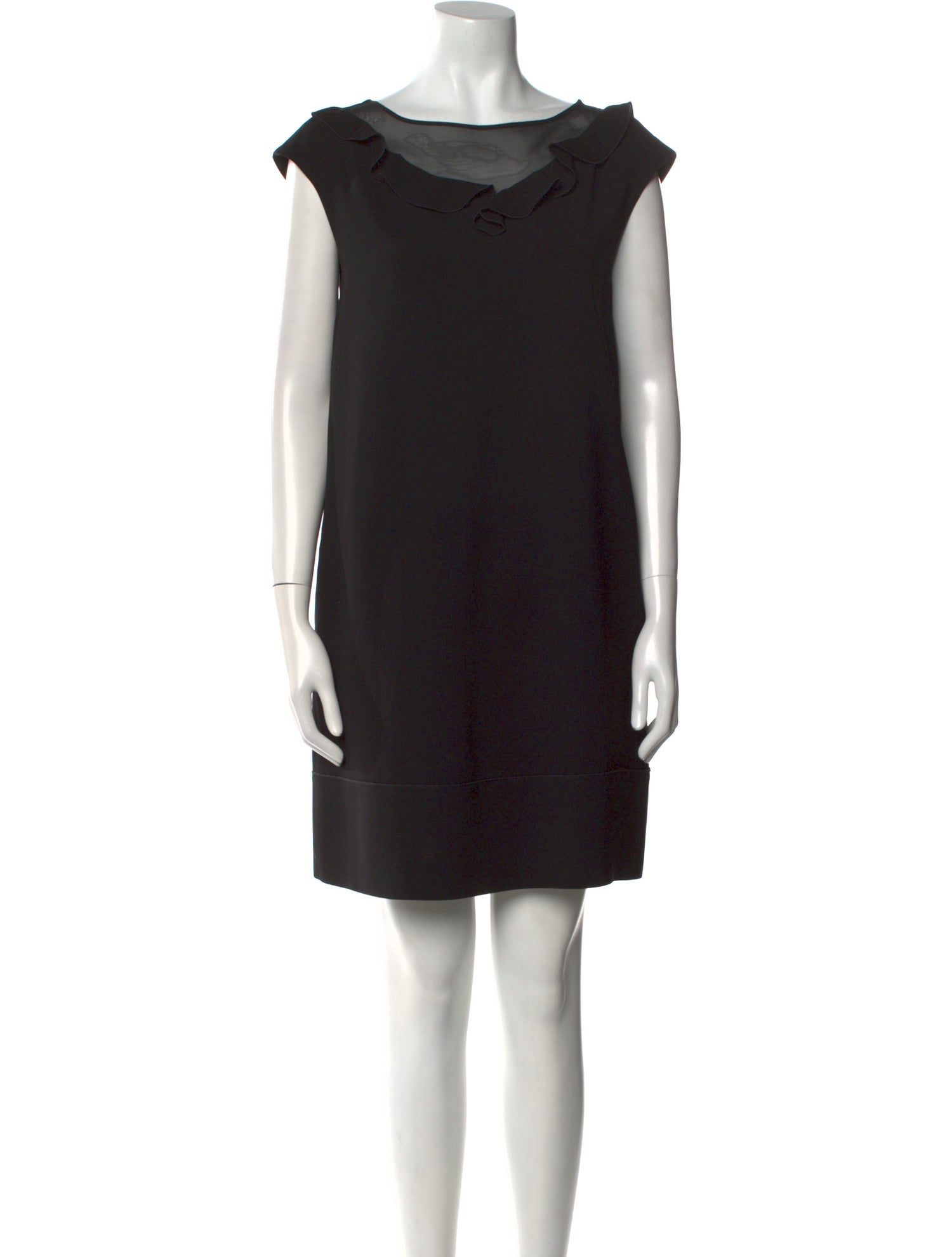 Max Mara Studio Bateau Neckline Mini Dress