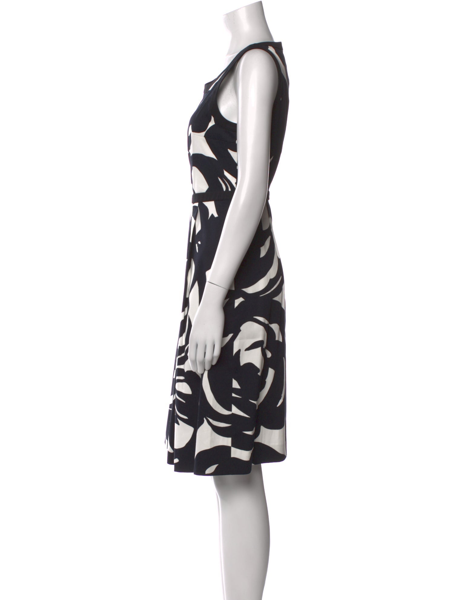 Max Mara Studio Printed Knee-Length Dress