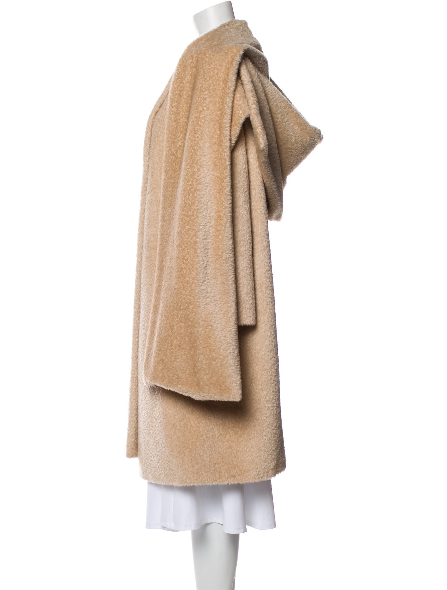 Max Mara Studio Alpaca Faux Fur Coat