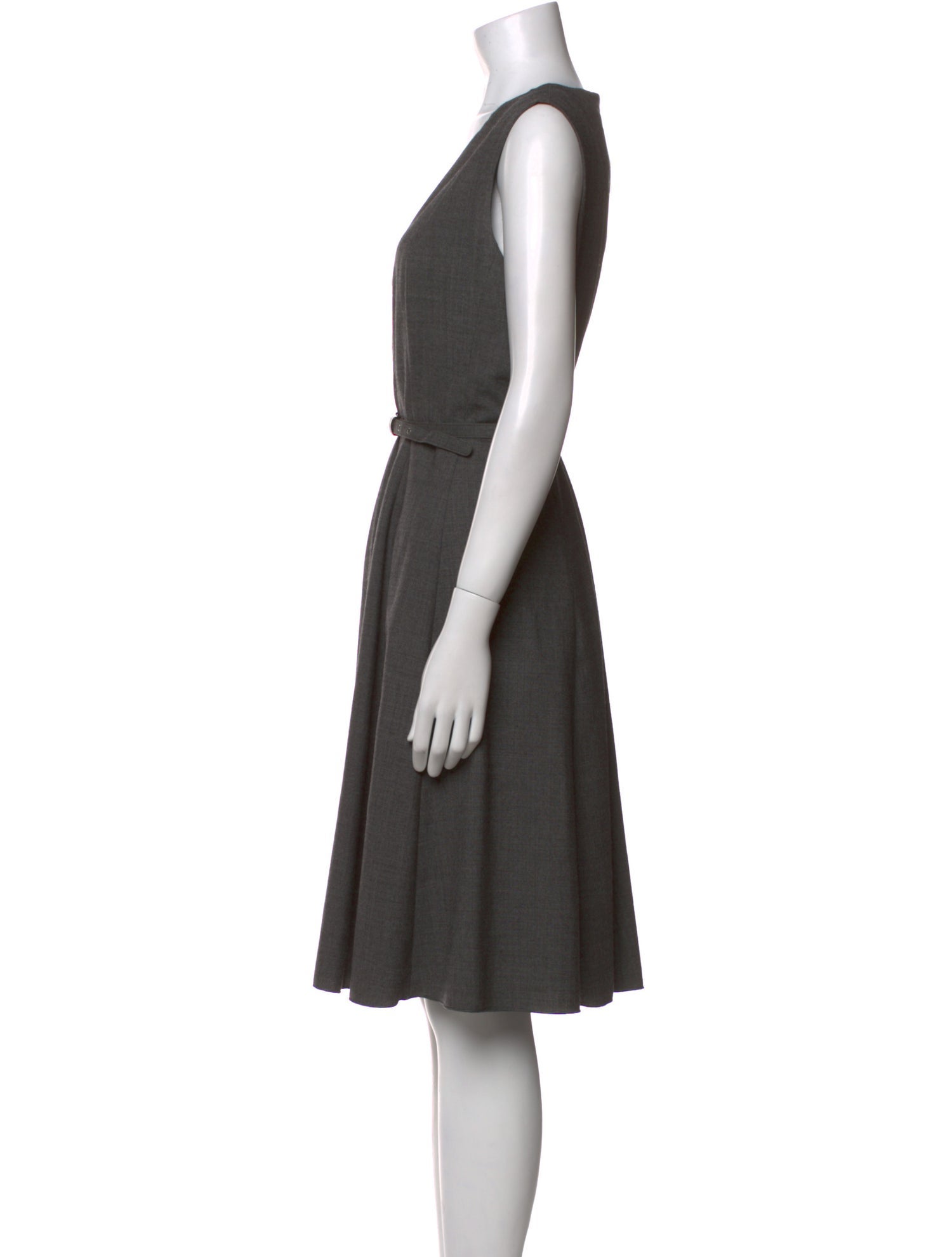 Max Mara Studio Wool Midi Length Dress