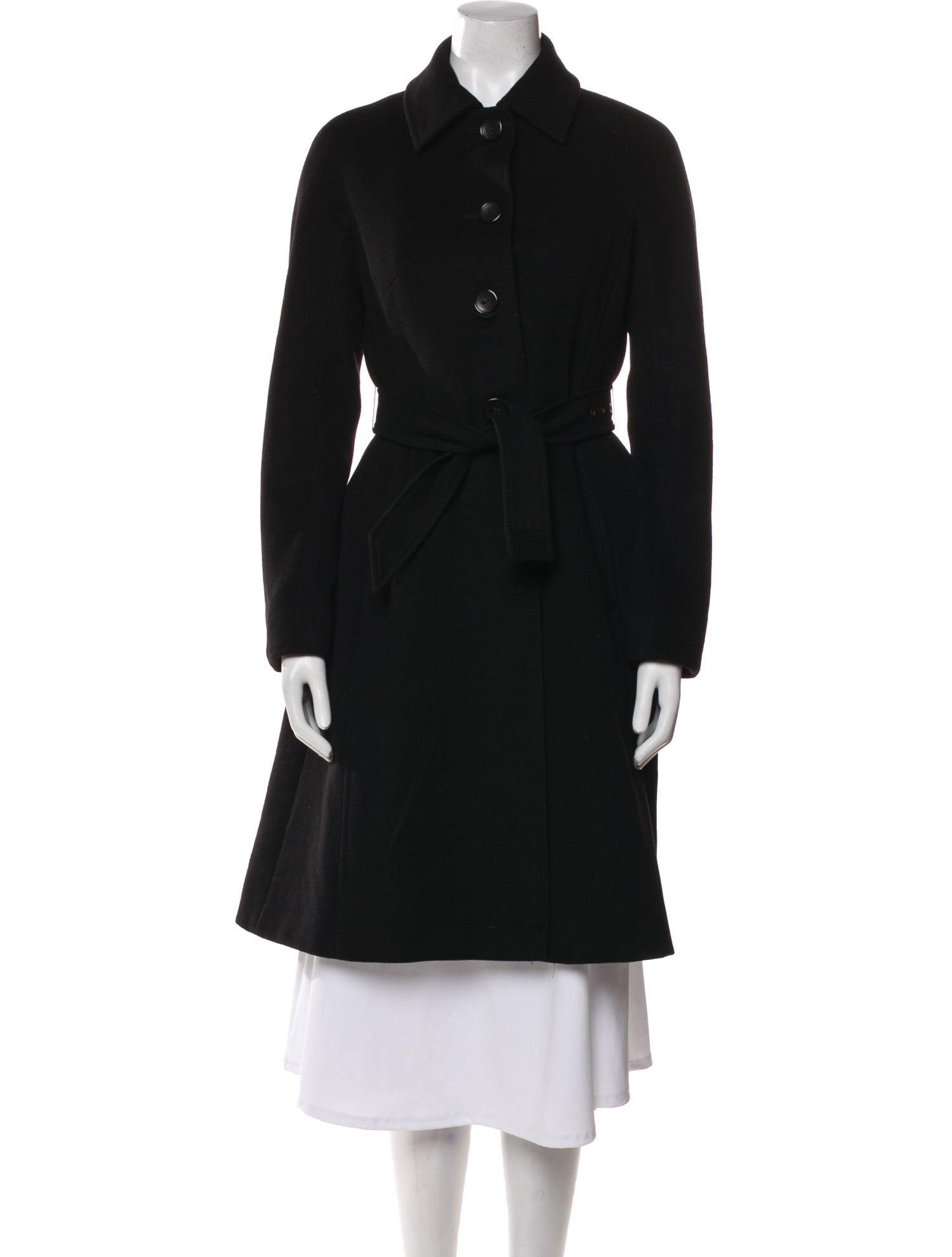 Max Mara Studio Virgin Wool Trench Coat