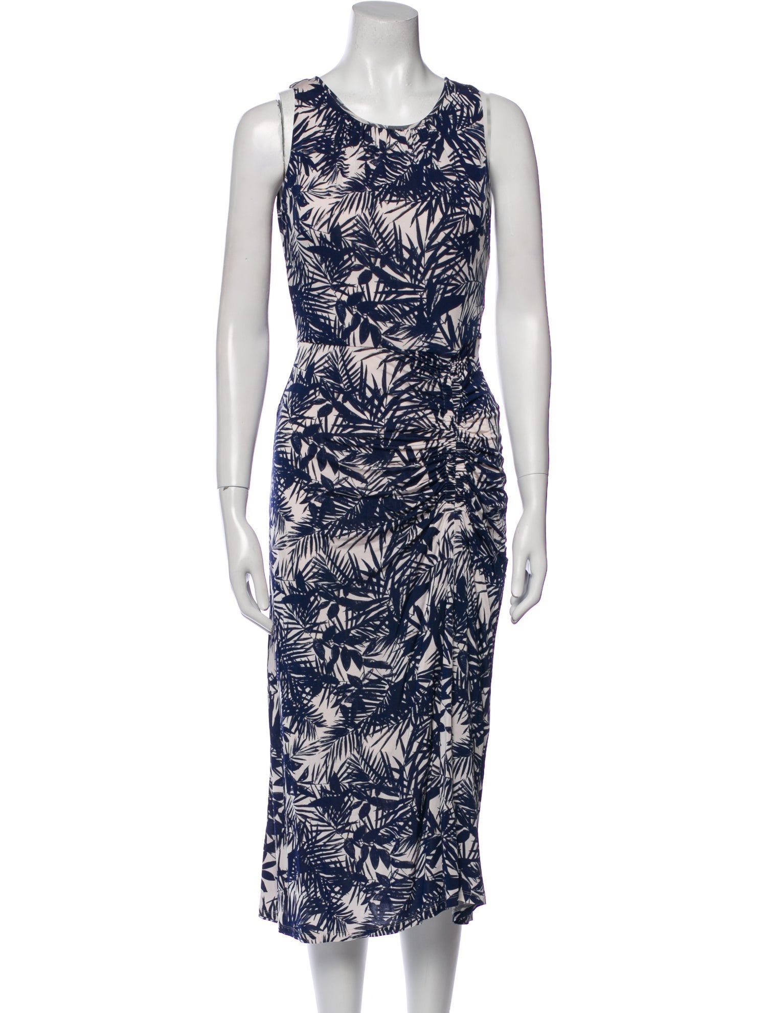 Max Mara Studio Printed Knee-Length Dress