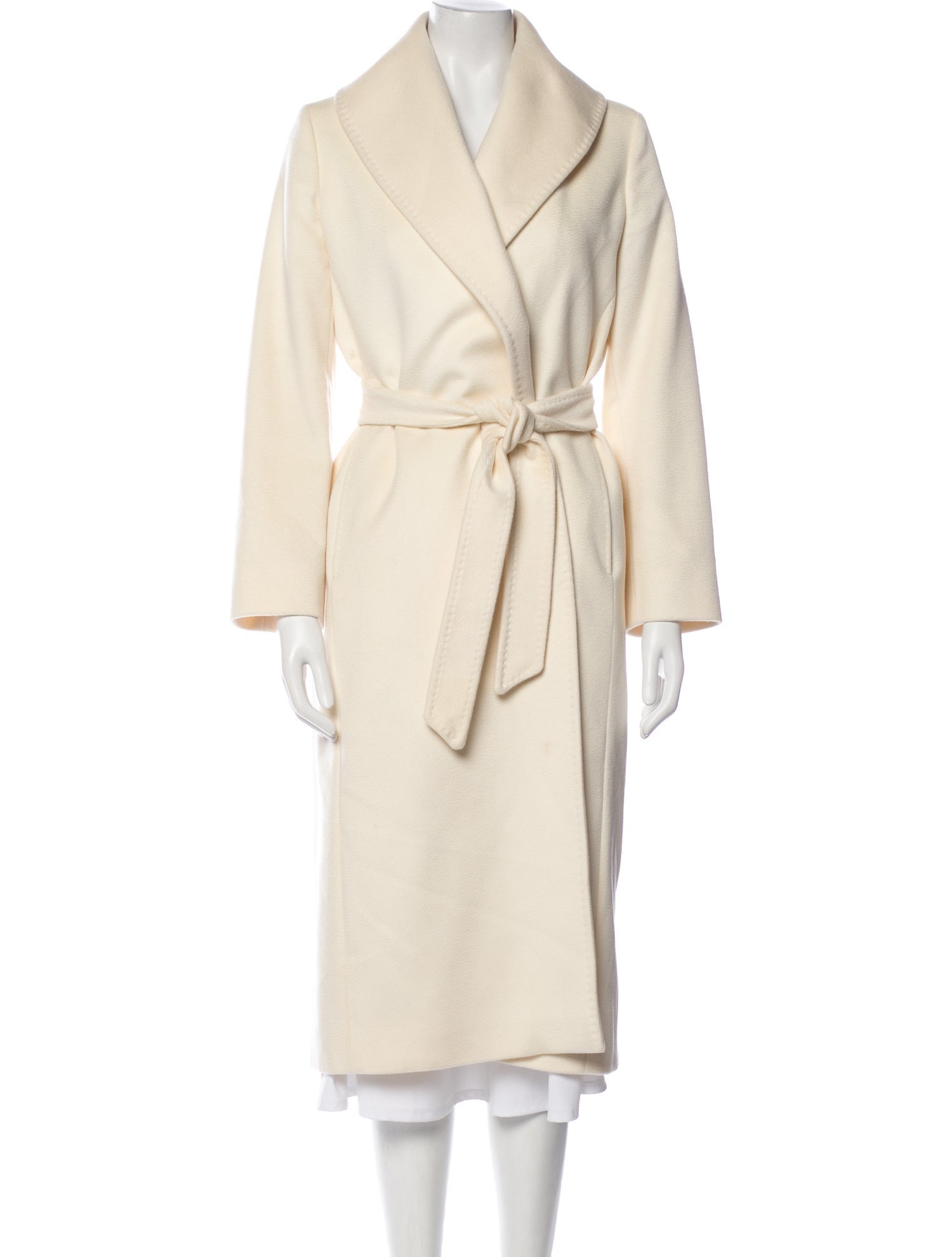 Max Mara Studio Virgin Wool Trench Coat