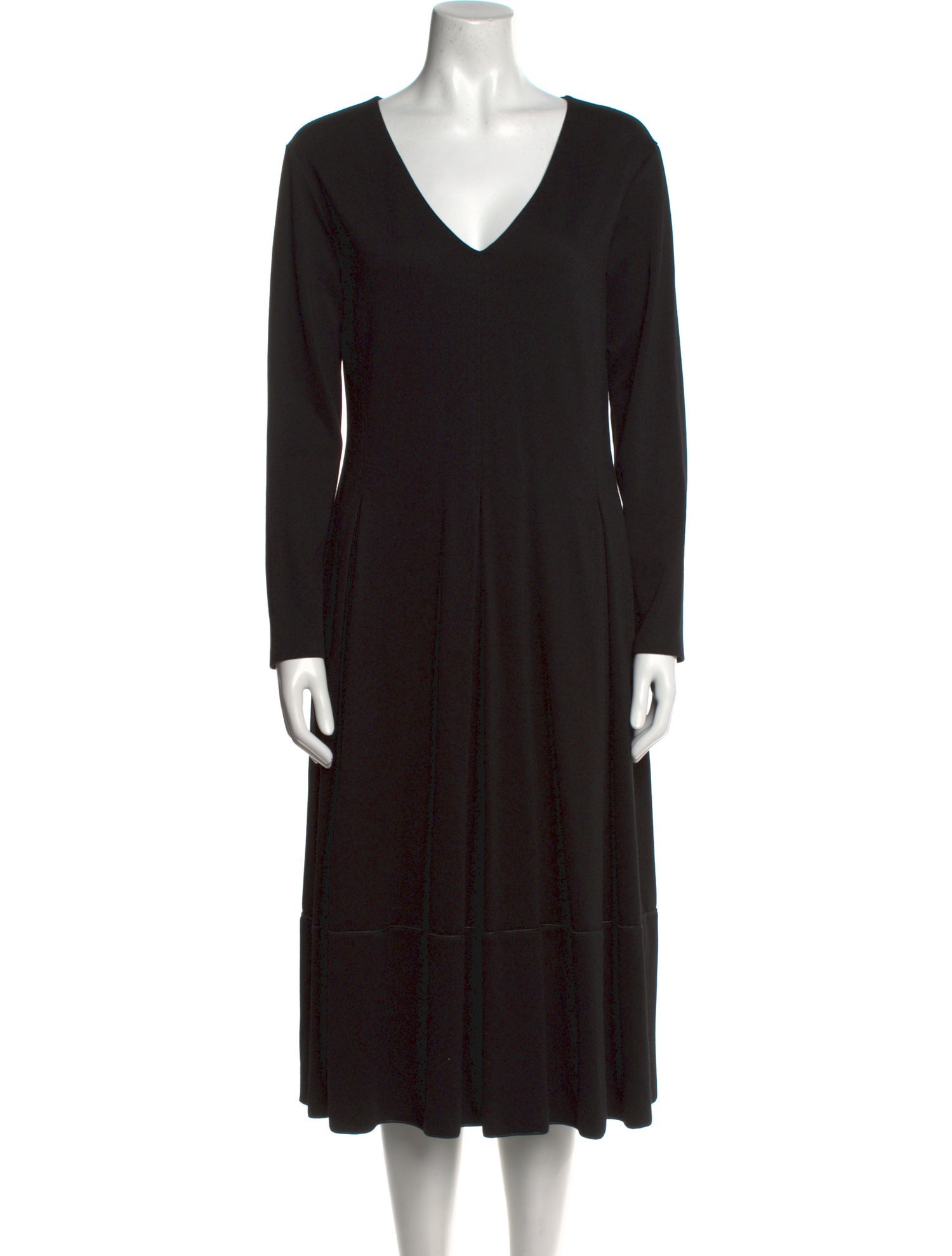 Max Mara Studio V-Neck Midi Length Dress