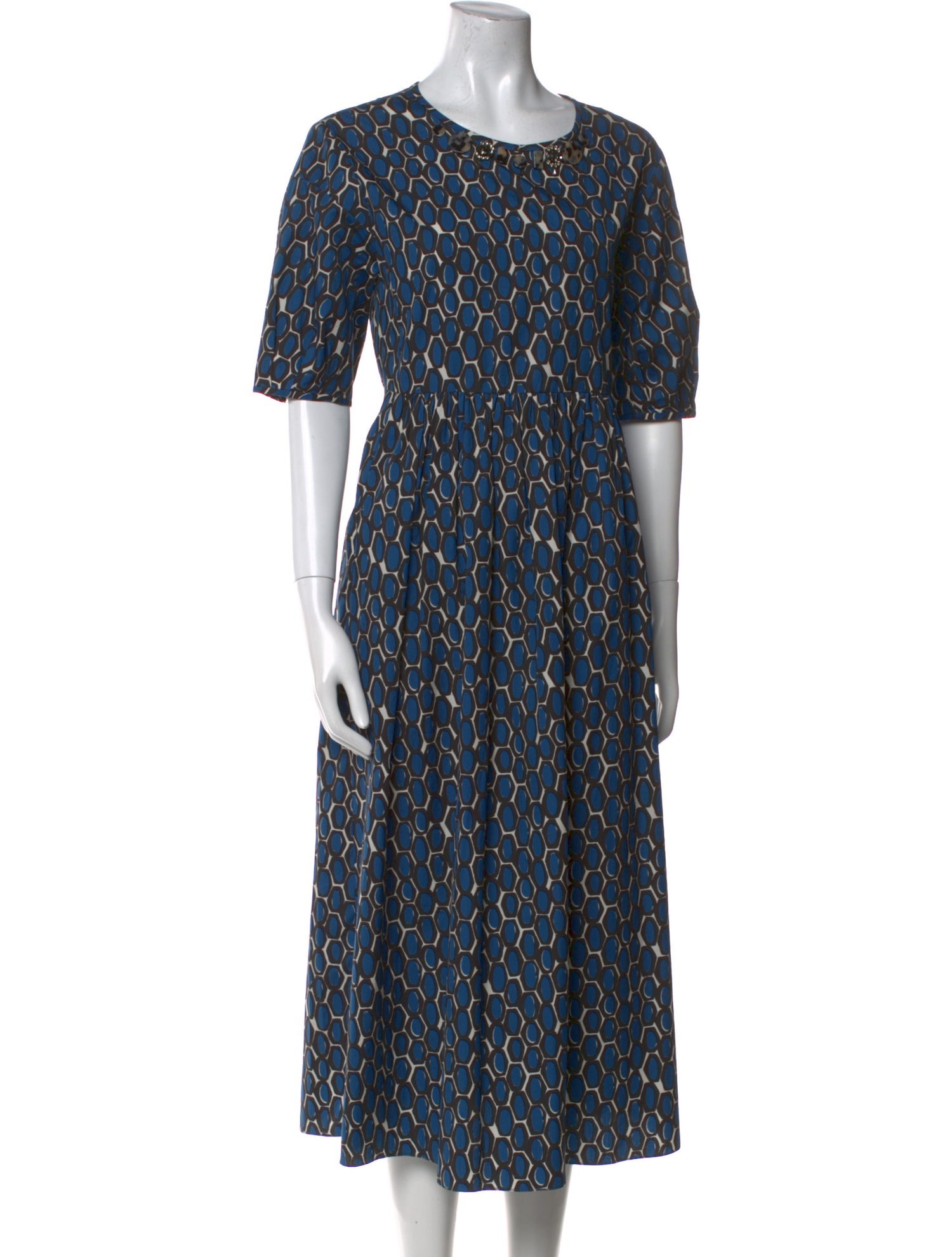 'S Max Mara Printed Mini Dress