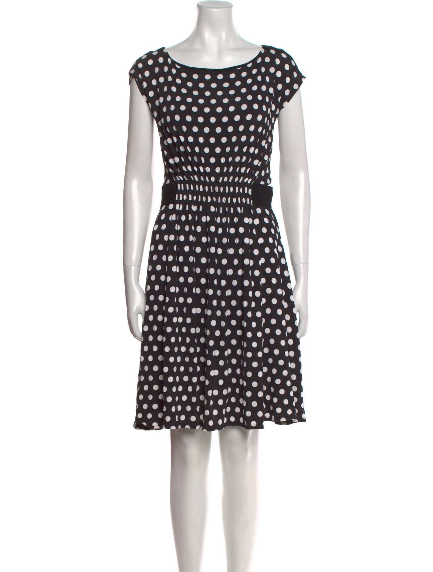 Max Mara Studio Polka Dot Print Mini Dress