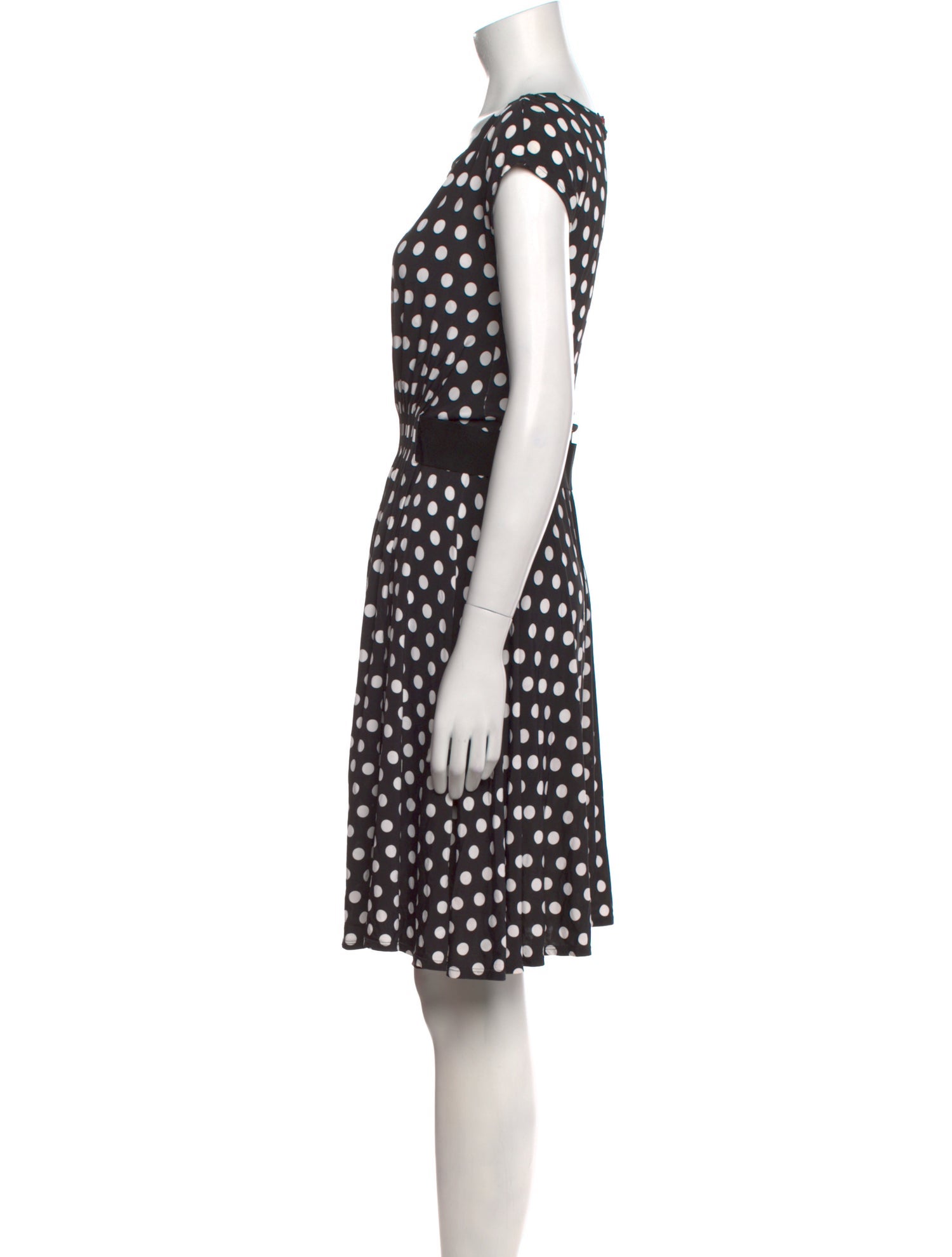 Max Mara Studio Polka Dot Print Mini Dress