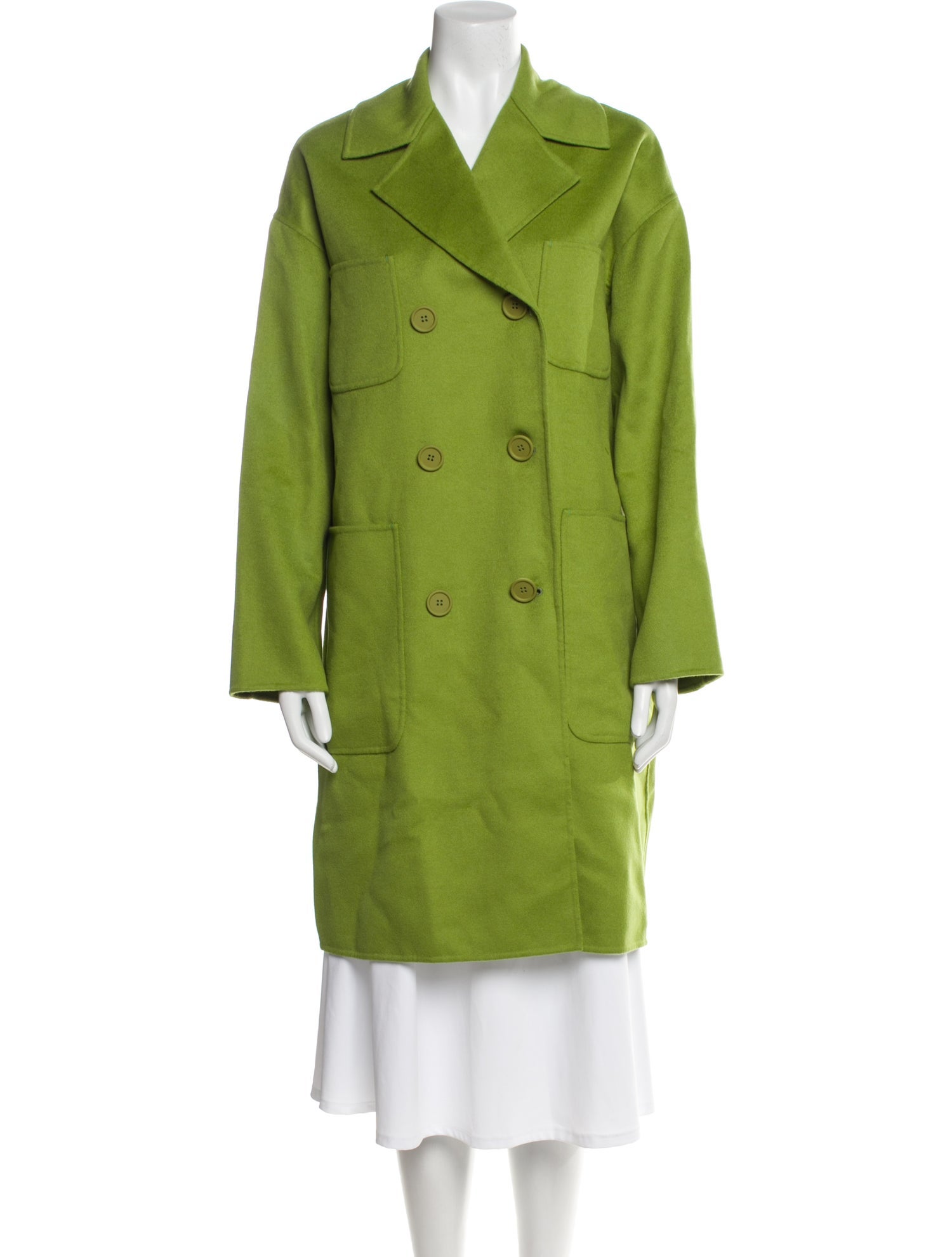 Max Mara Studio Virgin Wool Trench Coat w/ Tags