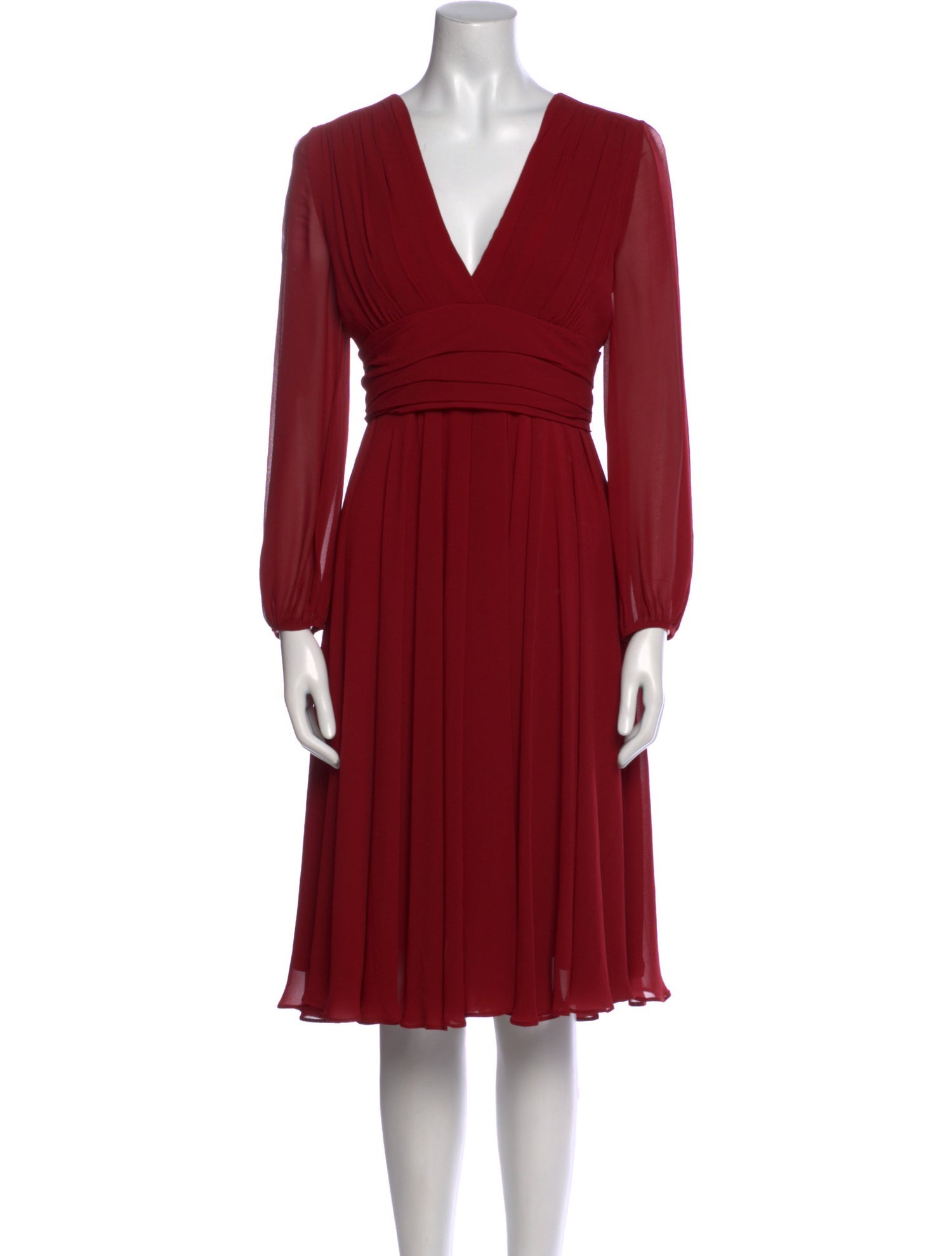 Max Mara Studio Silk Knee-Length Dress