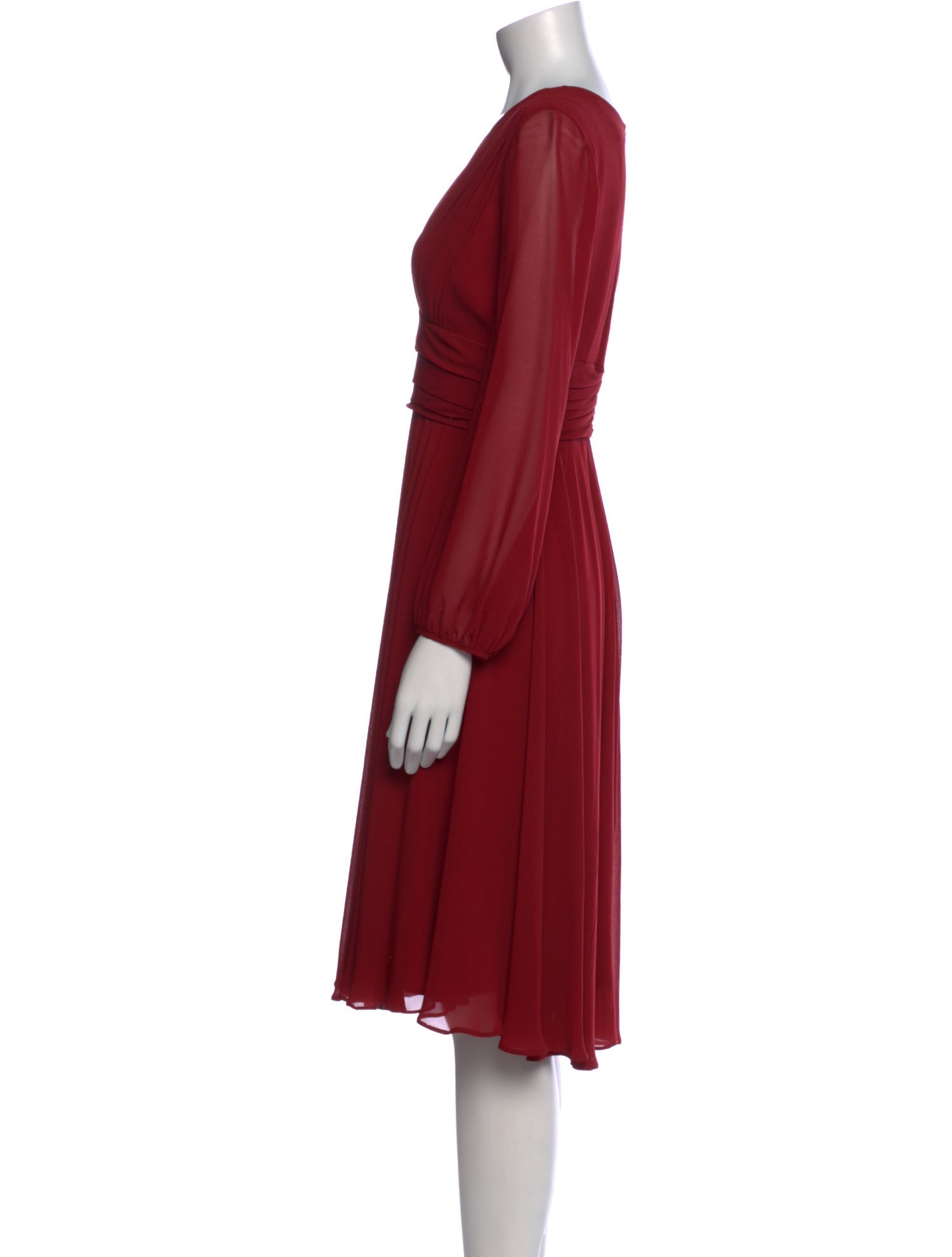 Max Mara Studio Silk Knee-Length Dress