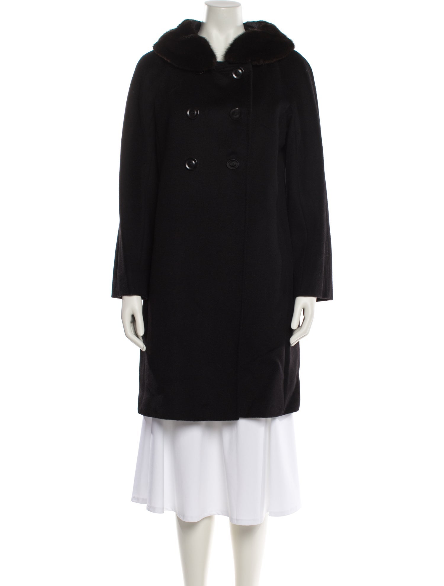 Max Mara Studio Faux Fur Coat