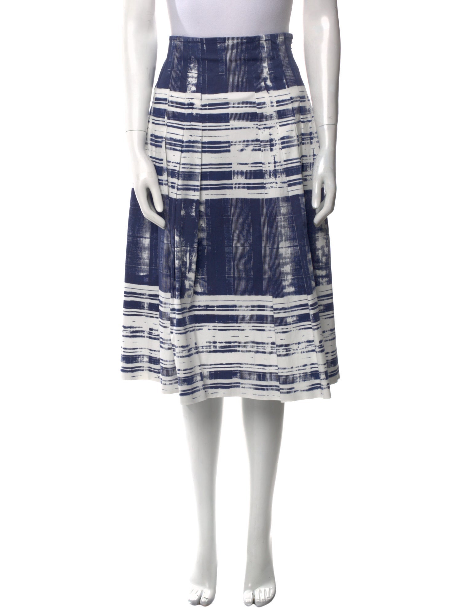 Max Mara Studio Striped Knee-Length Skirt w/ Tags