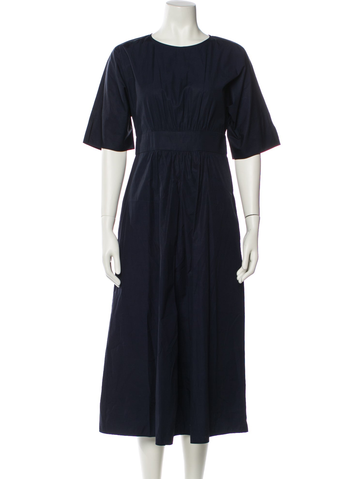 Max Mara Studio Crew Neck Long Dress