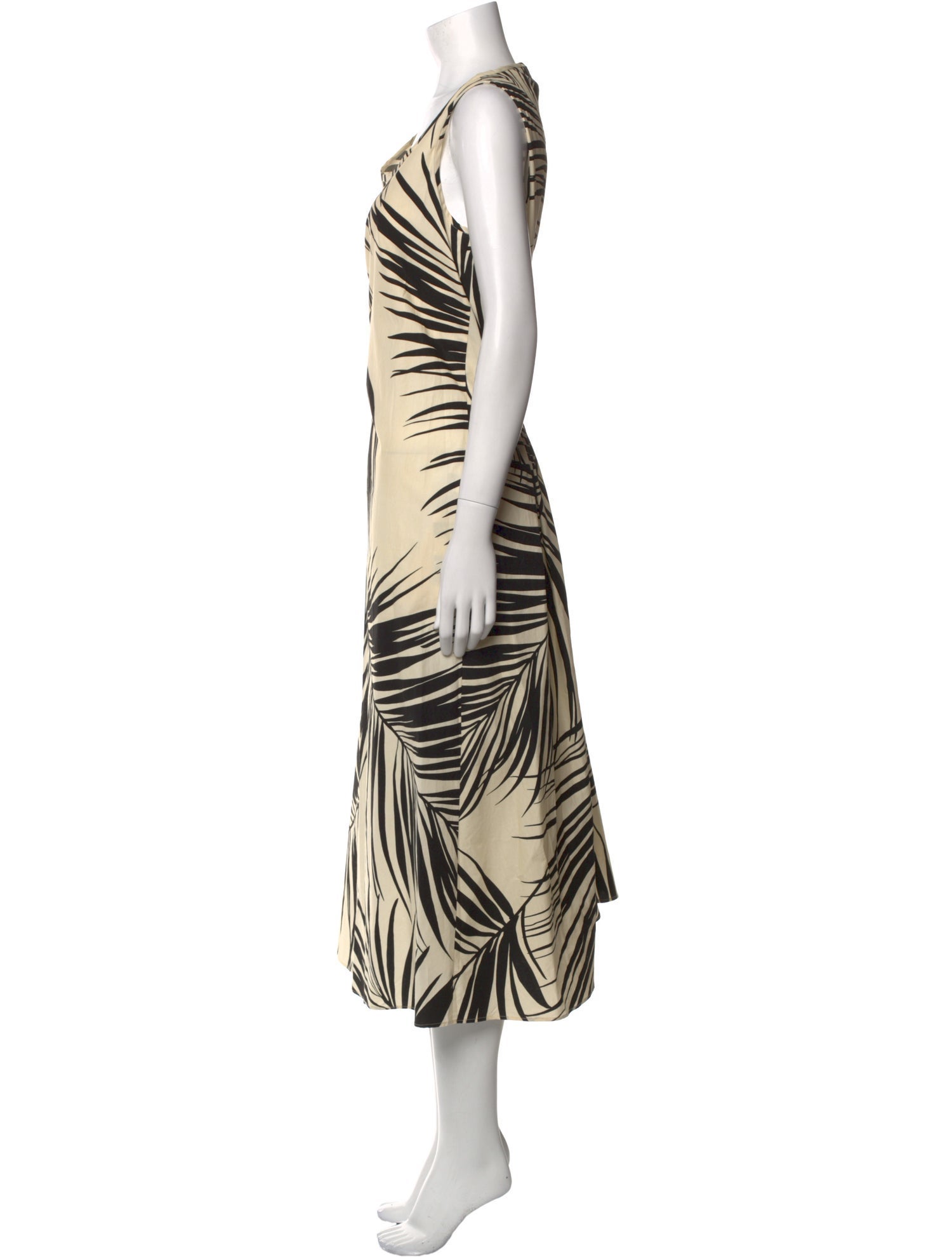 Max Mara Studio Printed Long Dress