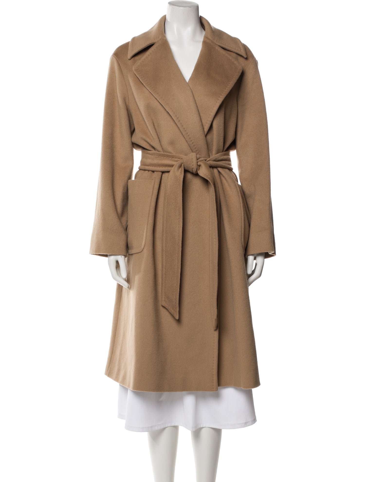 Max Mara Studio Virgin Wool Trench Coat