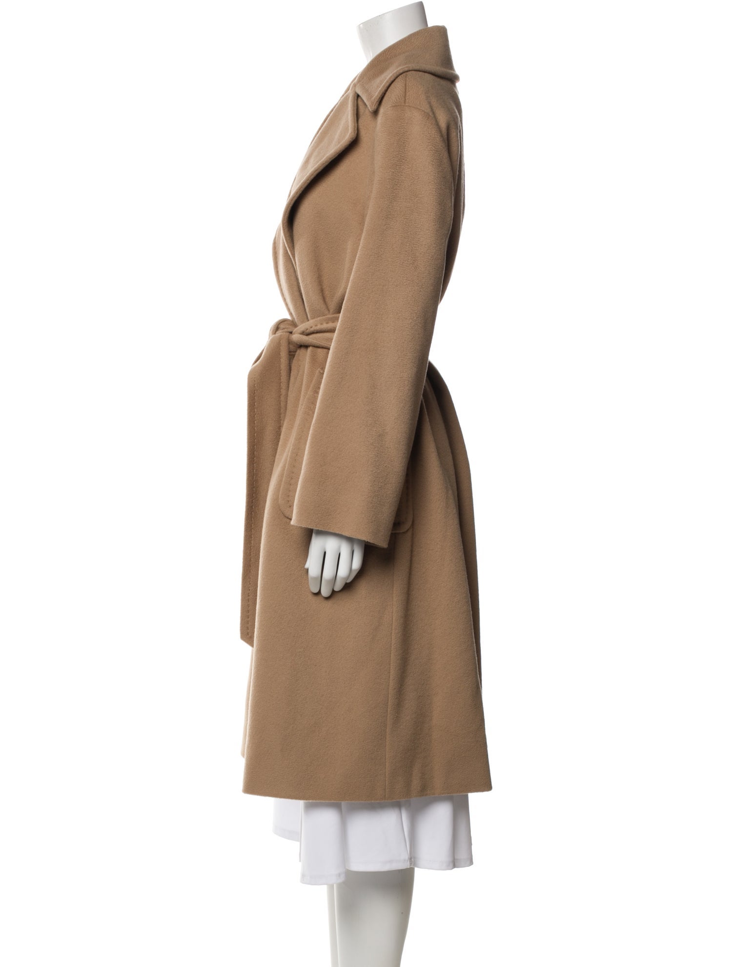 Max Mara Studio Virgin Wool Trench Coat
