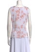 Marc New York by Andrew Marc Floral Print Scoop Neck Top