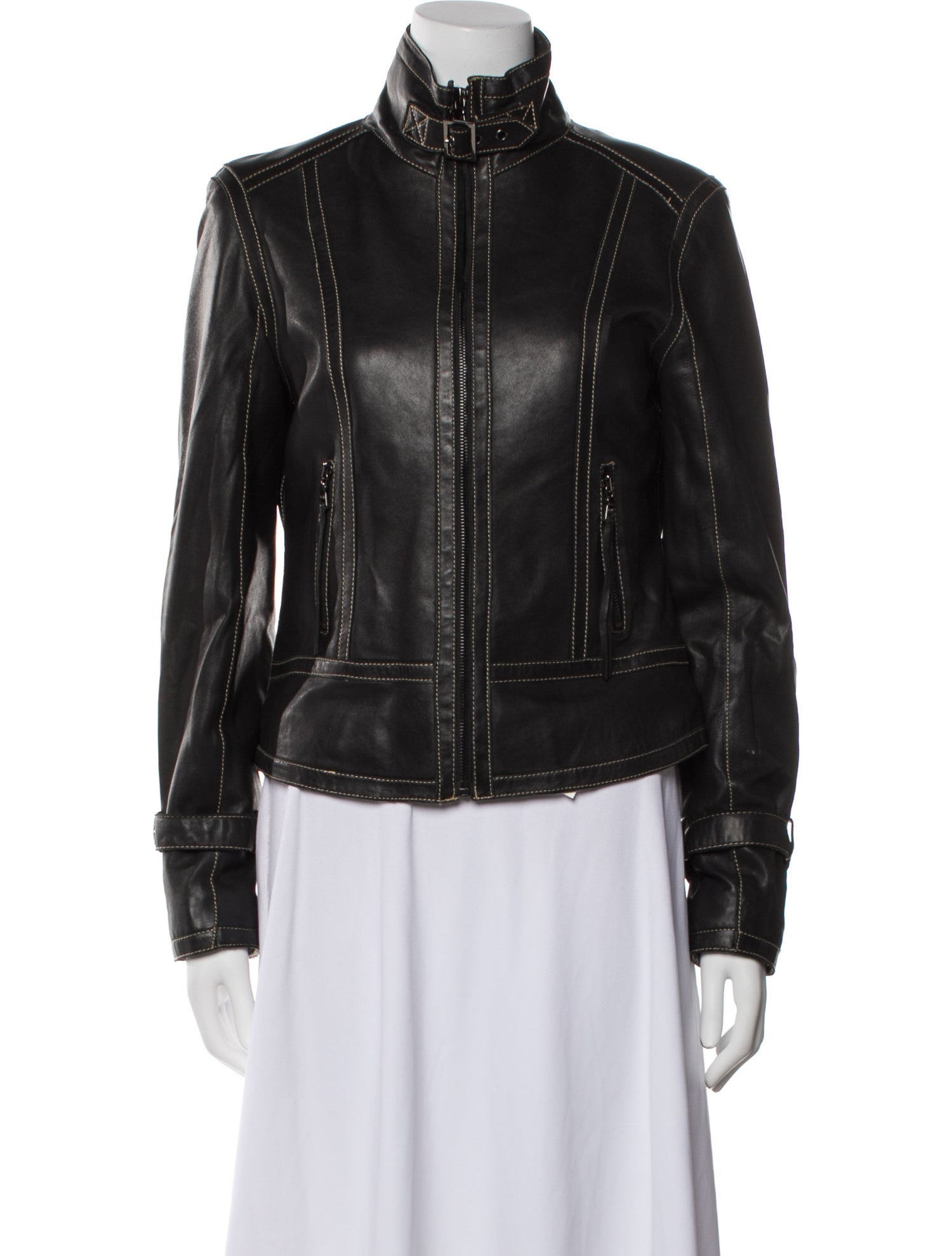 Marc New York by Andrew Marc Leather Biker Jacket