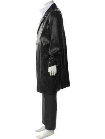 Marc New York by Andrew Marc Leather Overcoat
