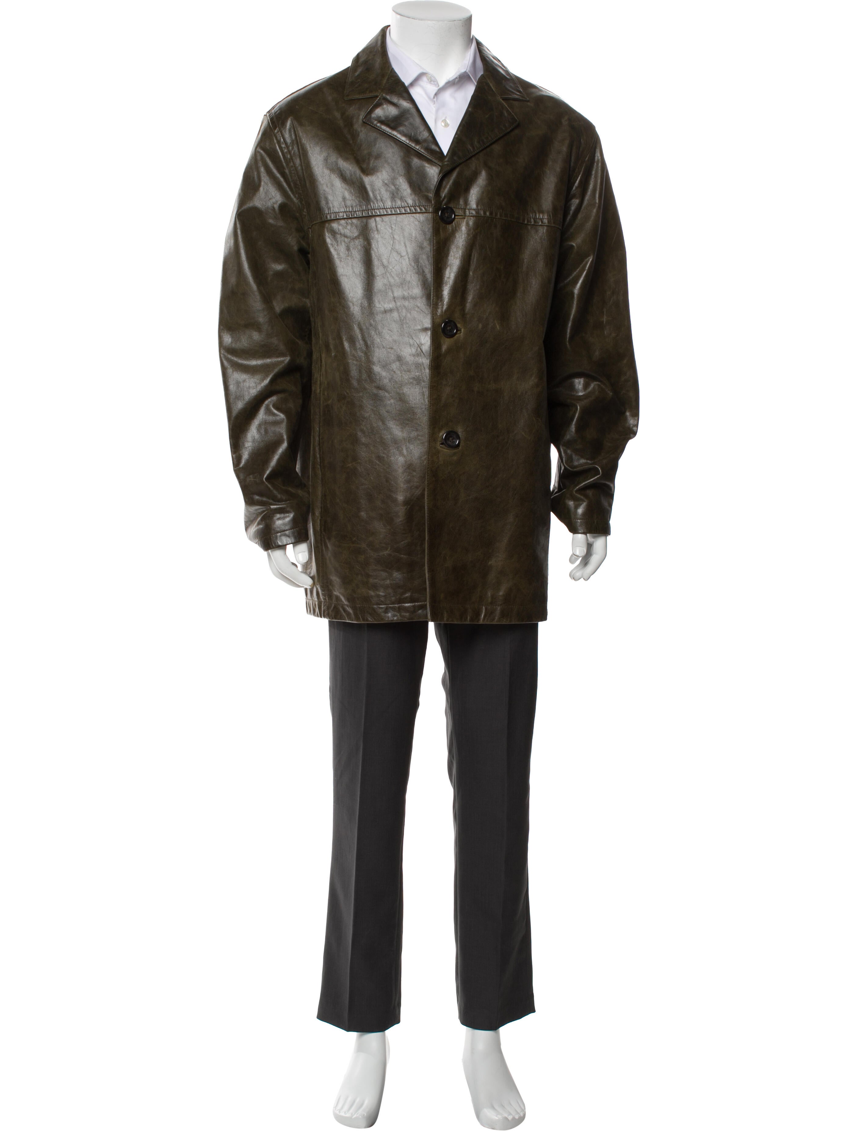 Marc New York by Andrew Marc Leather Overcoat