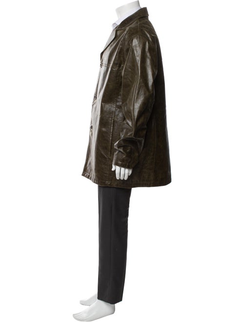 Marc New York by Andrew Marc Leather Overcoat