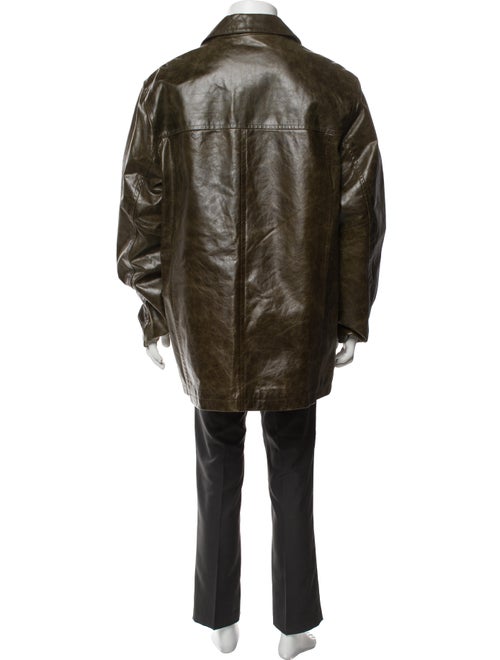 Marc New York by Andrew Marc Leather Overcoat