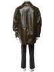 Marc New York by Andrew Marc Leather Overcoat