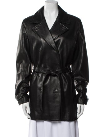 Marc New York by Andrew Marc Leather Trench Coat