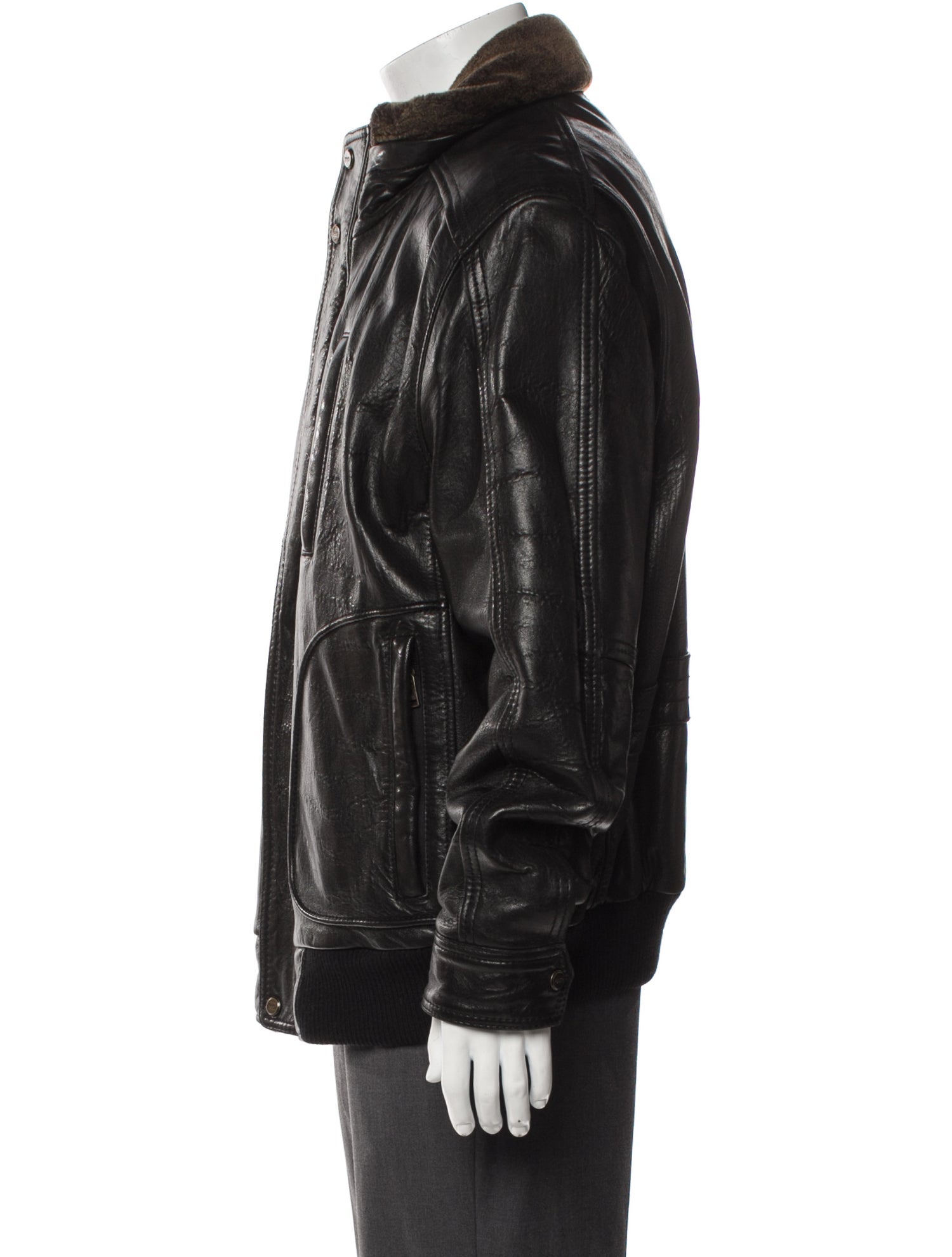 Marc New York by Andrew Marc Leather Jacket - Black Outerwear 