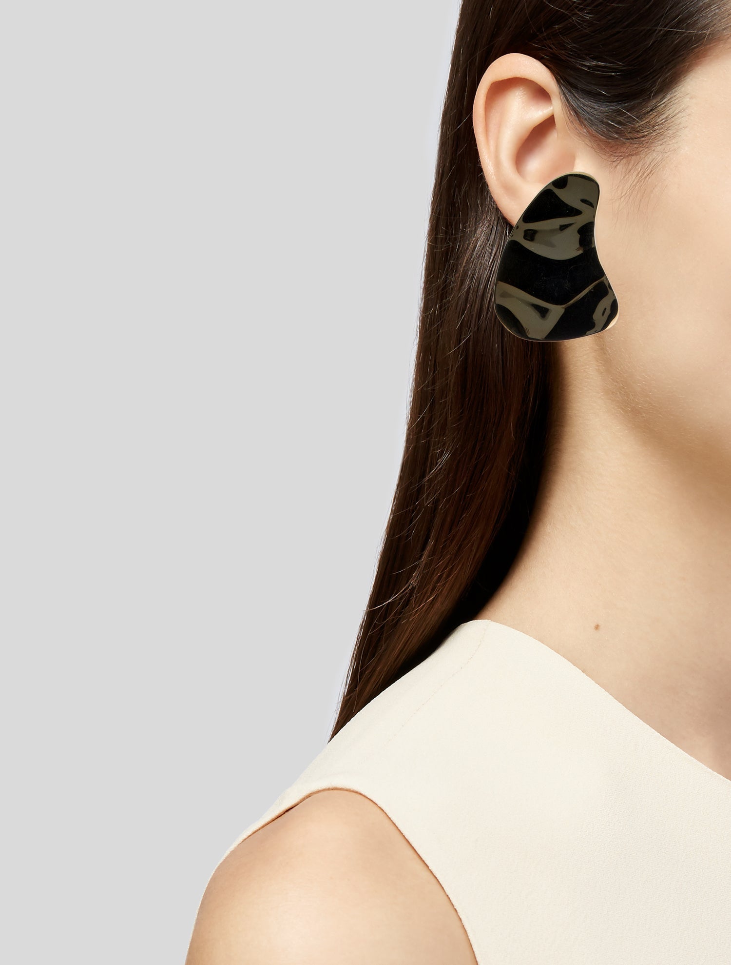 Monica Sordo x Nausheen Shah Mismatch Geometric Stud Earrings