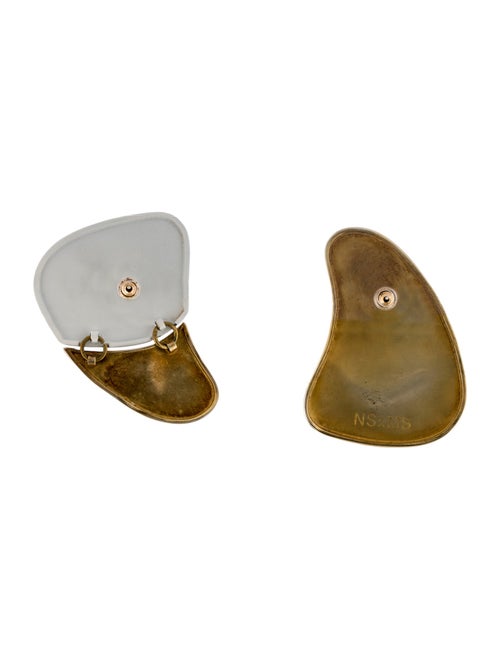 Monica Sordo x Nausheen Shah Mismatch Geometric Stud Earrings