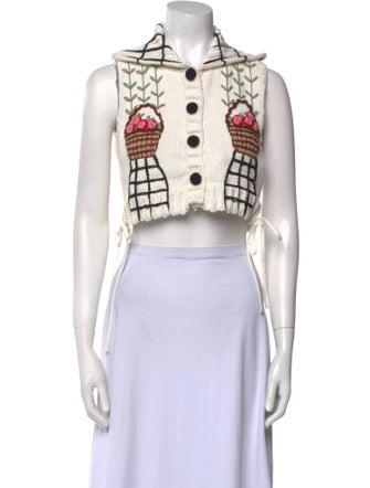 Mandana Printed Crew Neck Sweater