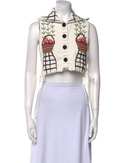 Mandana Printed Crew Neck Sweater