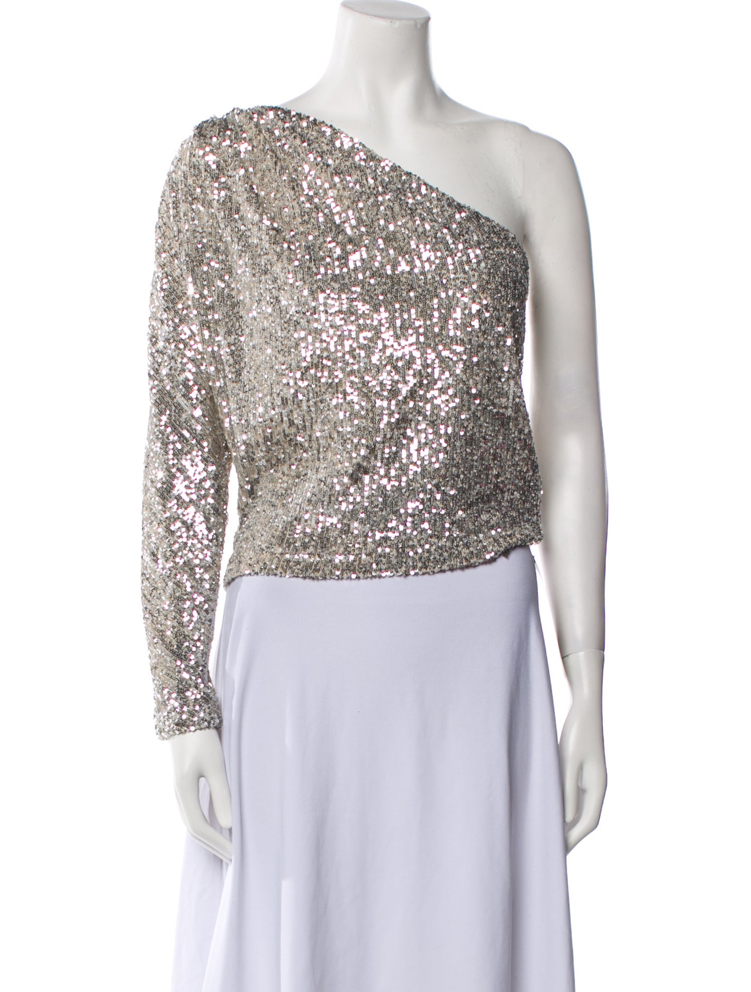 In the Mood for Love One-Shoulder Long Sleeve Top