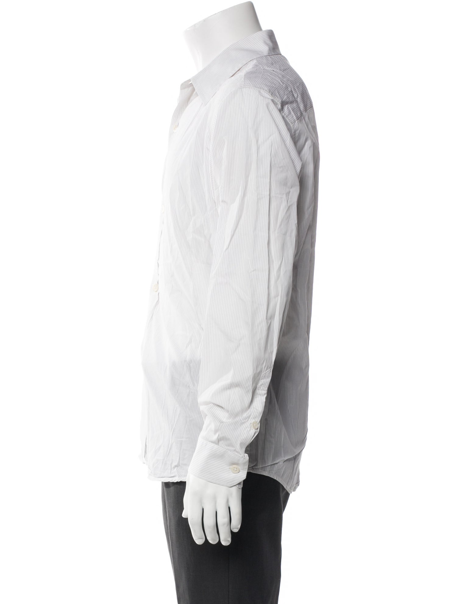 mfpen Striped Long Sleeve Dress Shirt