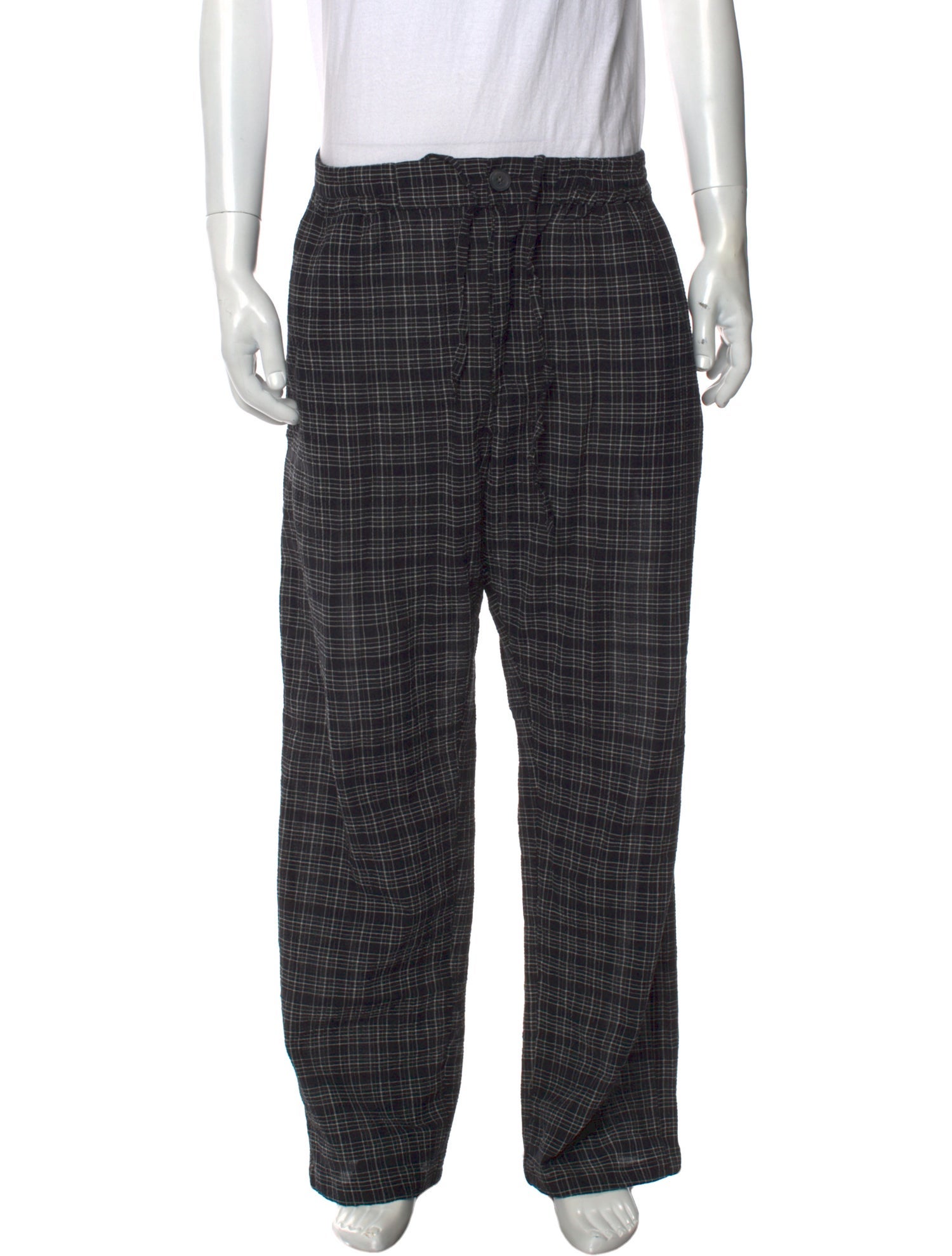 mfpen Plaid Print Pants