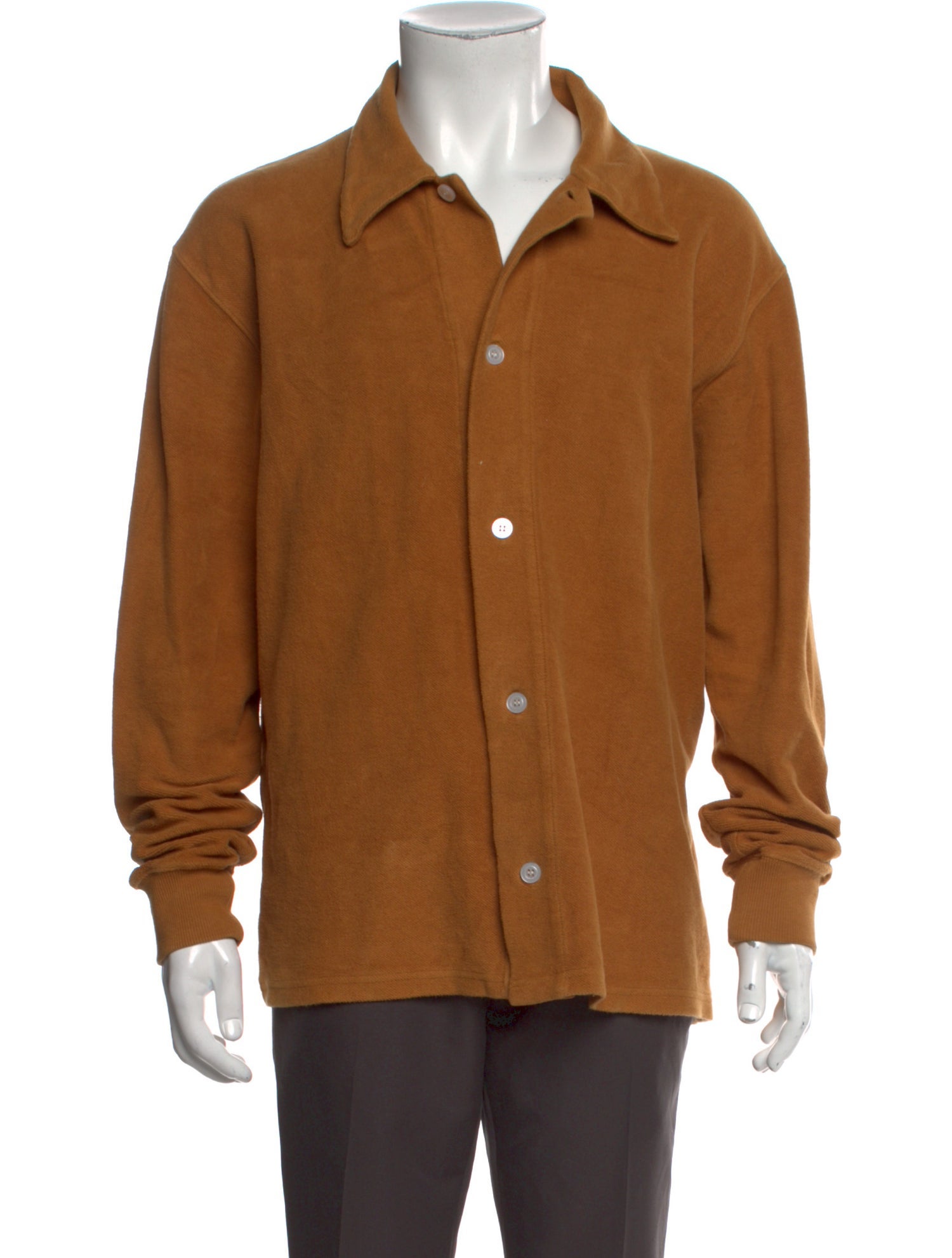 mfpen Collar Long Sleeve Cardigan