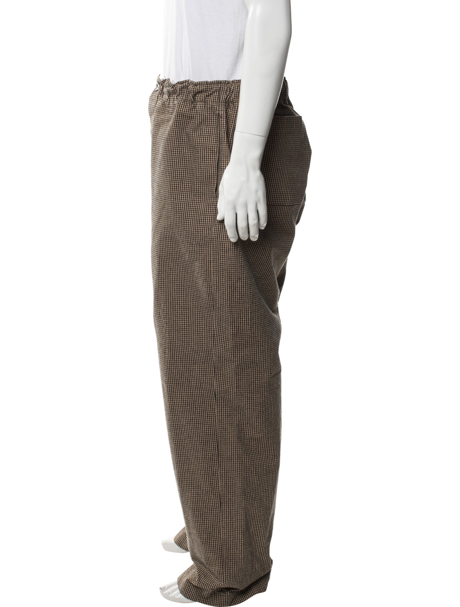 mfpen Plaid Print Pants