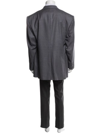 Martin Greenfield Houndstooth Print Blazer
