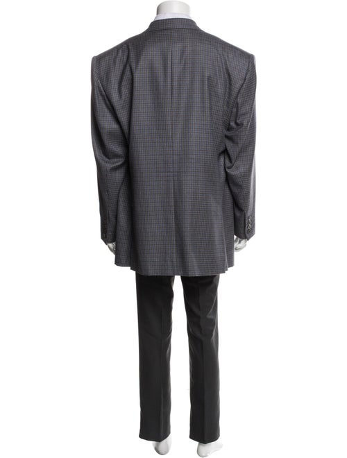 Martin Greenfield Houndstooth Print Blazer