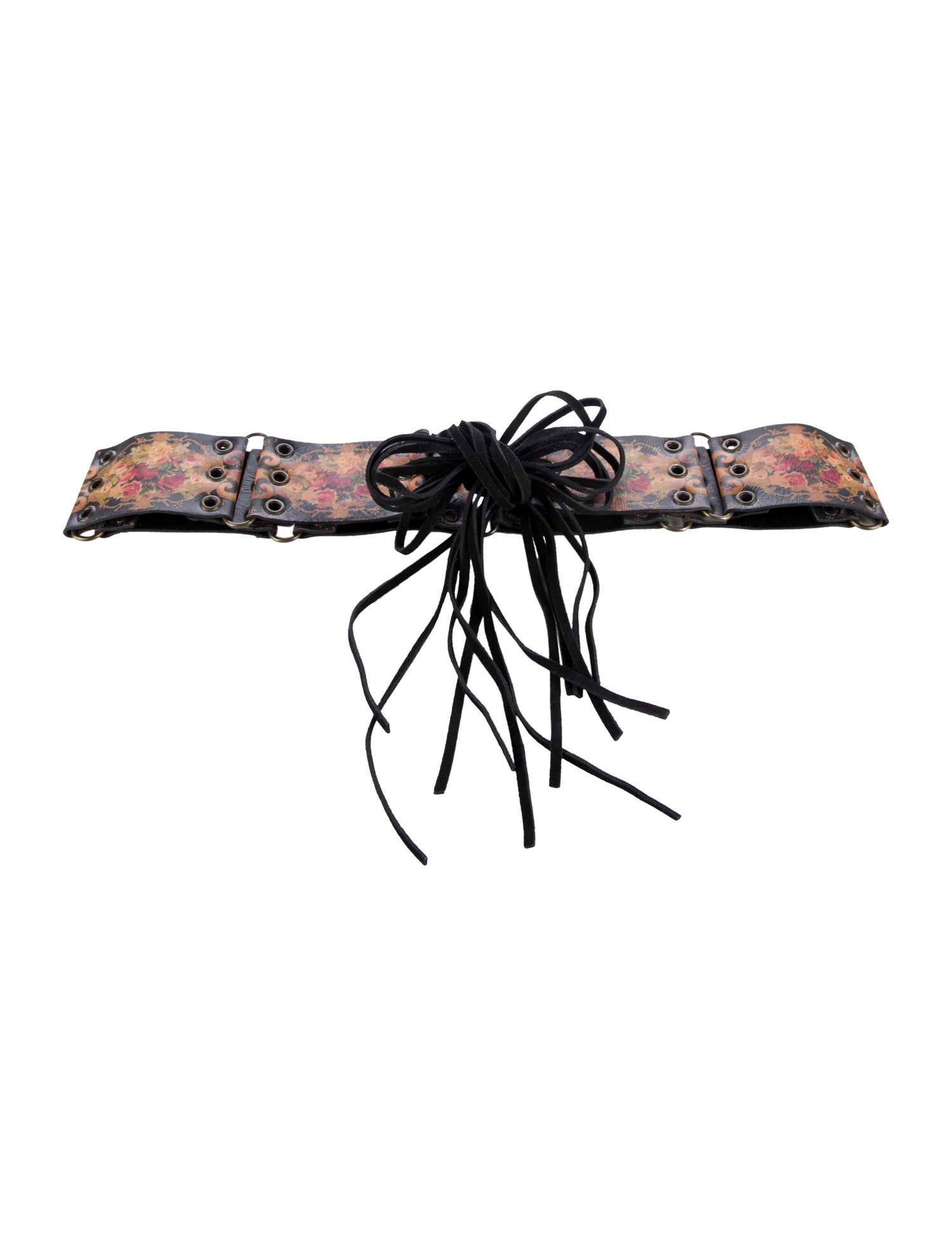 Michal Negrin Wide Leather Waist Belt