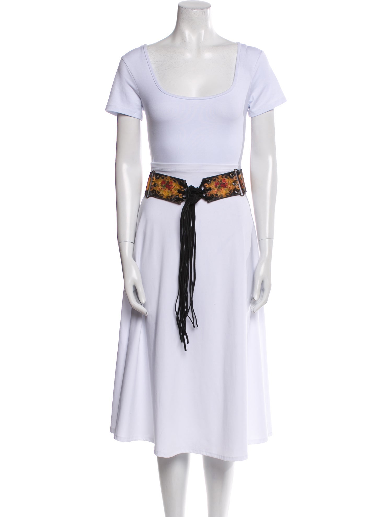 Michal Negrin Wide Leather Waist Belt