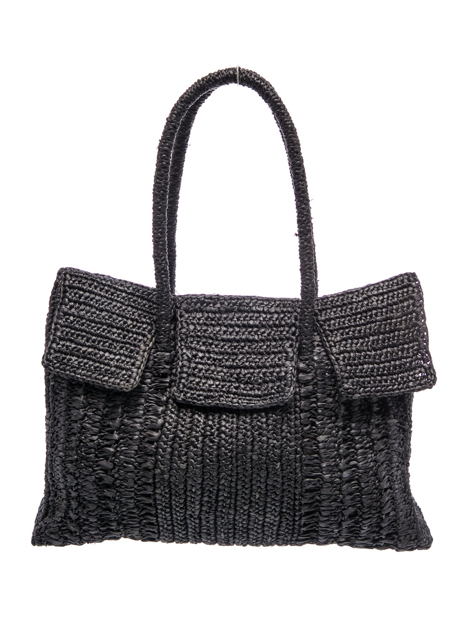 Maison N.H. Paris Raffia Top Handle Bag