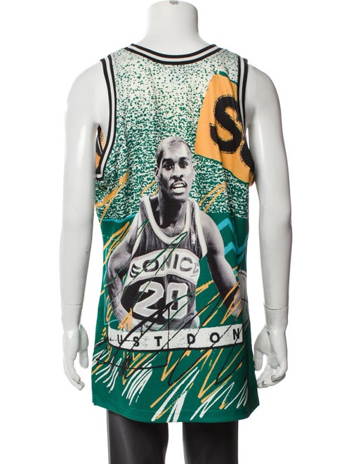 Mitchell & Ness x Just Don Printed Scoop Neck Jersey