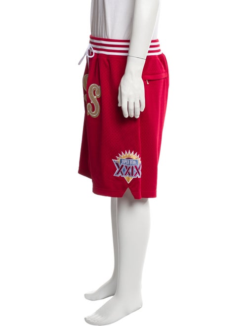 Mitchell & Ness x Just Don Graphic Print Jogger Shorts