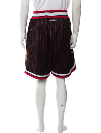 Mitchell & Ness x Just Don Striped Jogger Shorts