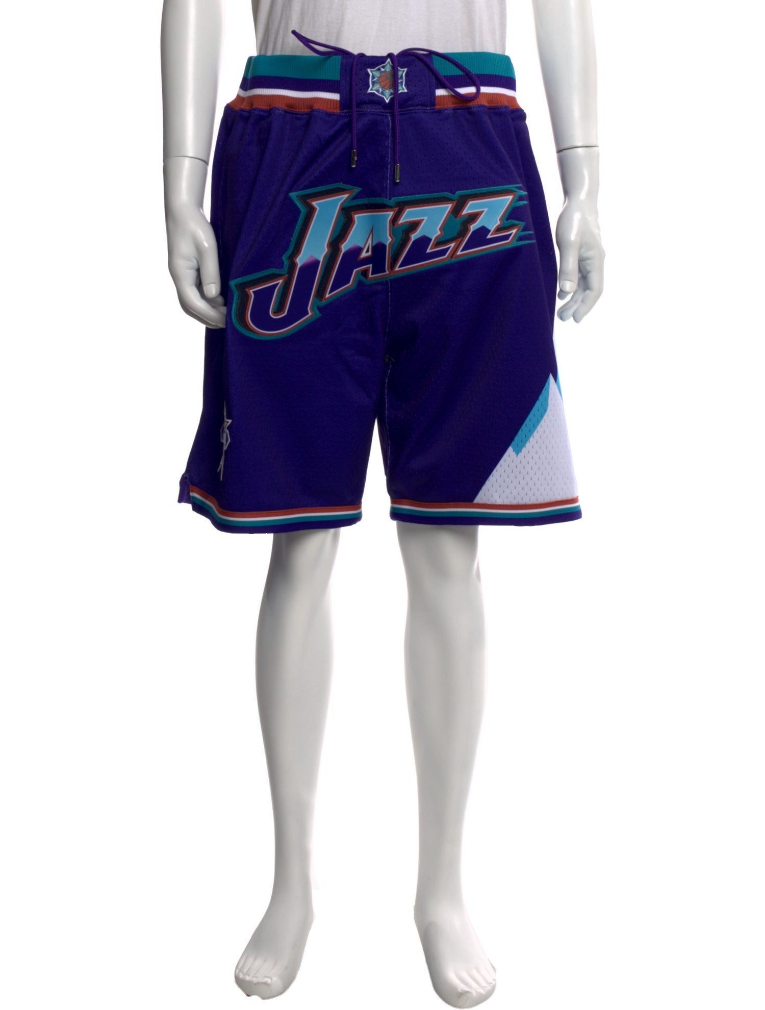 Mitchell & Ness x Just Don Striped Jogger Shorts w/ Tags