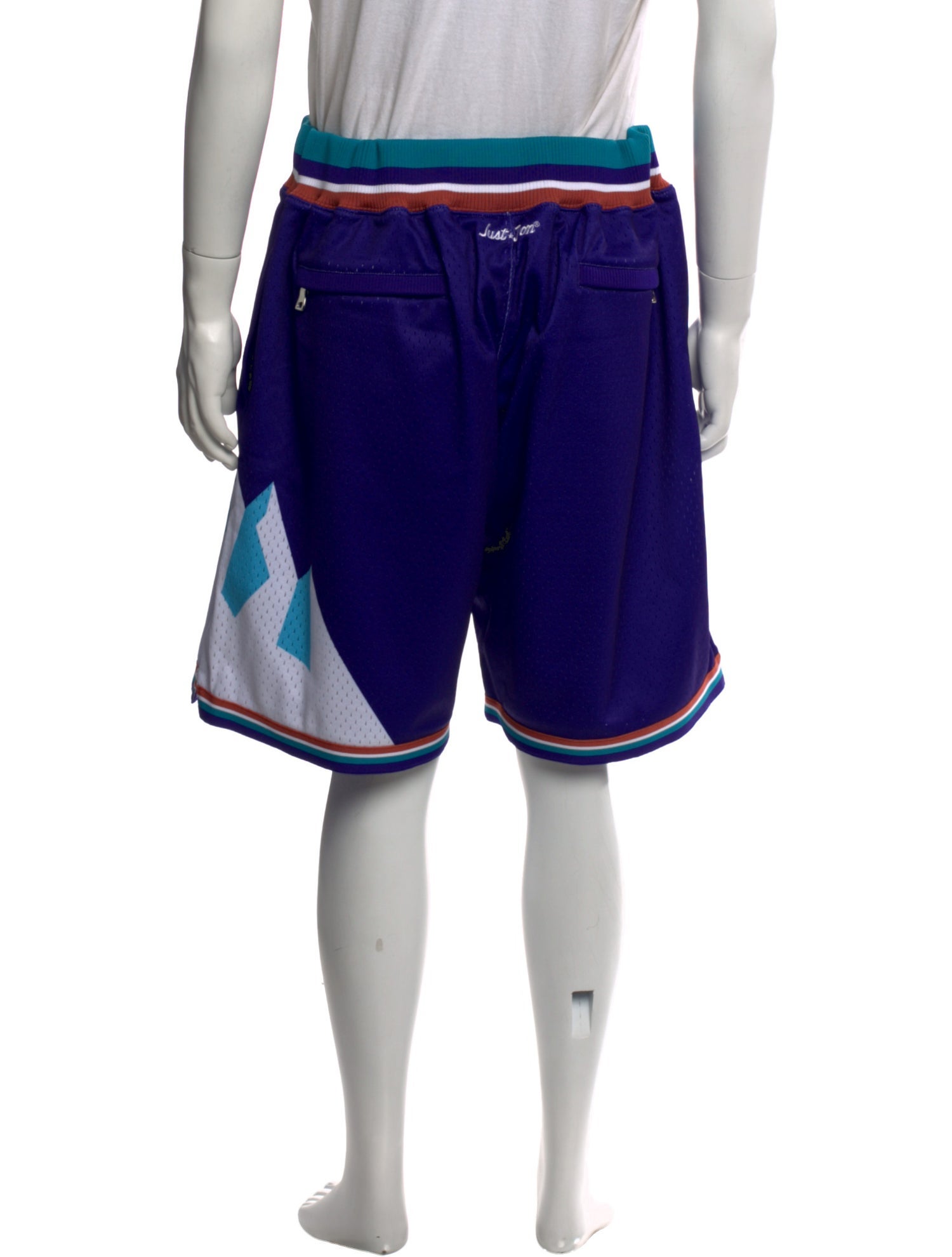 Mitchell & Ness x Just Don Striped Jogger Shorts w/ Tags