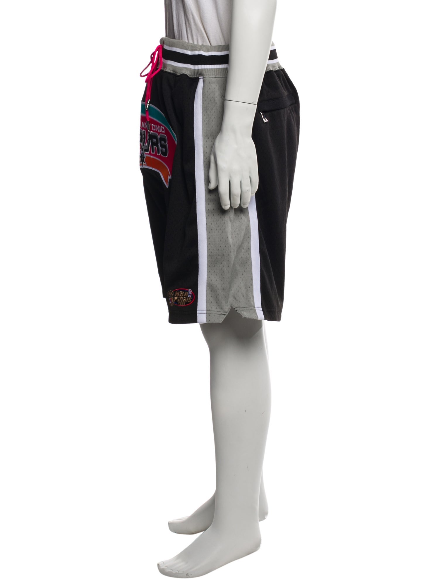 Mitchell & Ness x Just Don Graphic Print Athletic Shorts w/ Tags